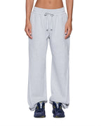 WOMENS CARTER WIDE TRAKPANT GREY MARLE PANTS