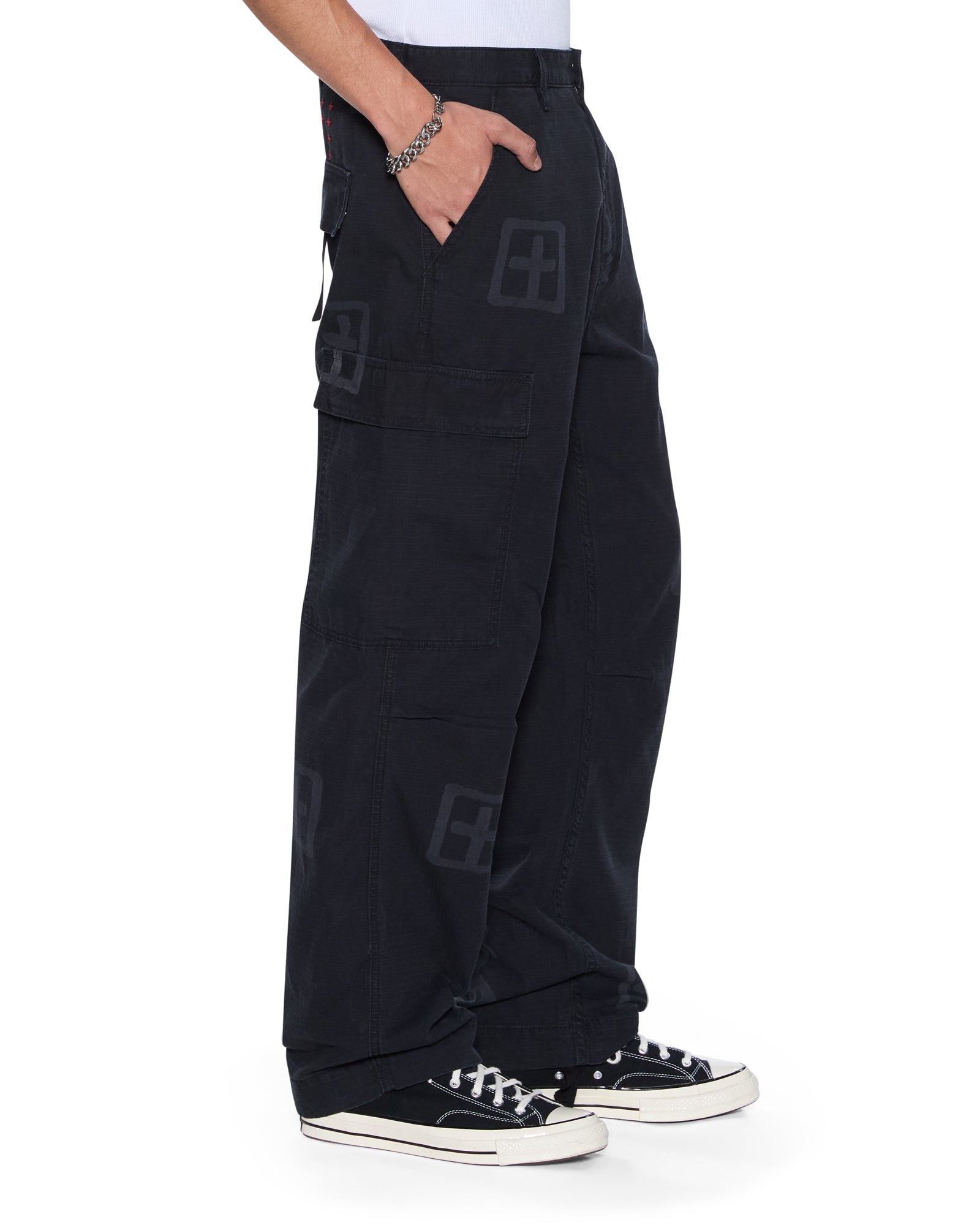 MENS  FUGITIVE CARGO PANT KASH BOX STRAIGHT PANTS