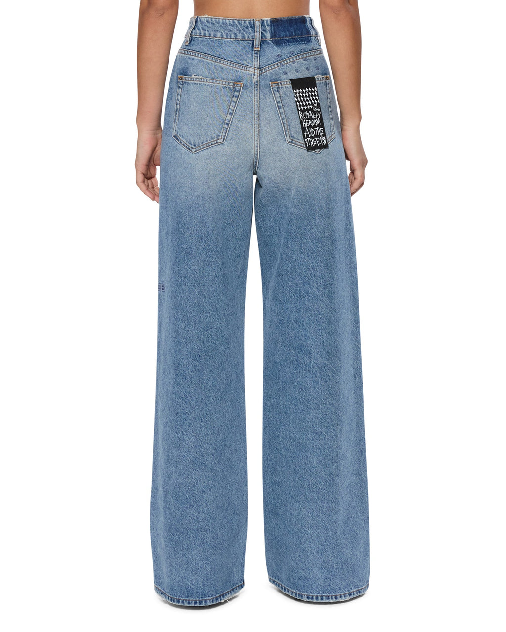 WOMENS STRIDER SWEPT DENIM JEANS