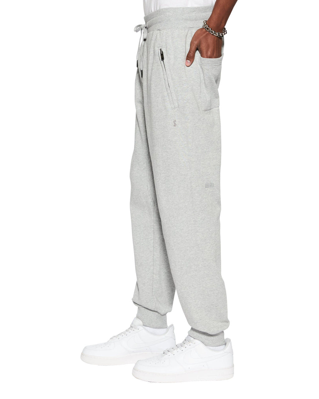 MENS 4 X 4 TRAK GREY MARLE PANTS