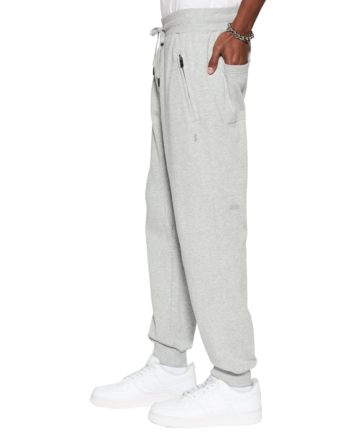 MENS 4 X 4 TRAK GREY MARLE PANTS