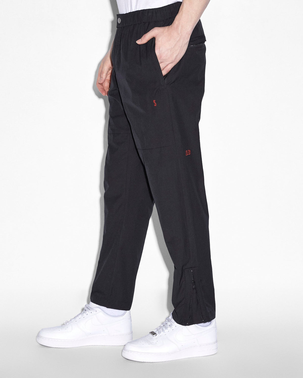 MENS AXIOM PANT BLACK RED PANTS