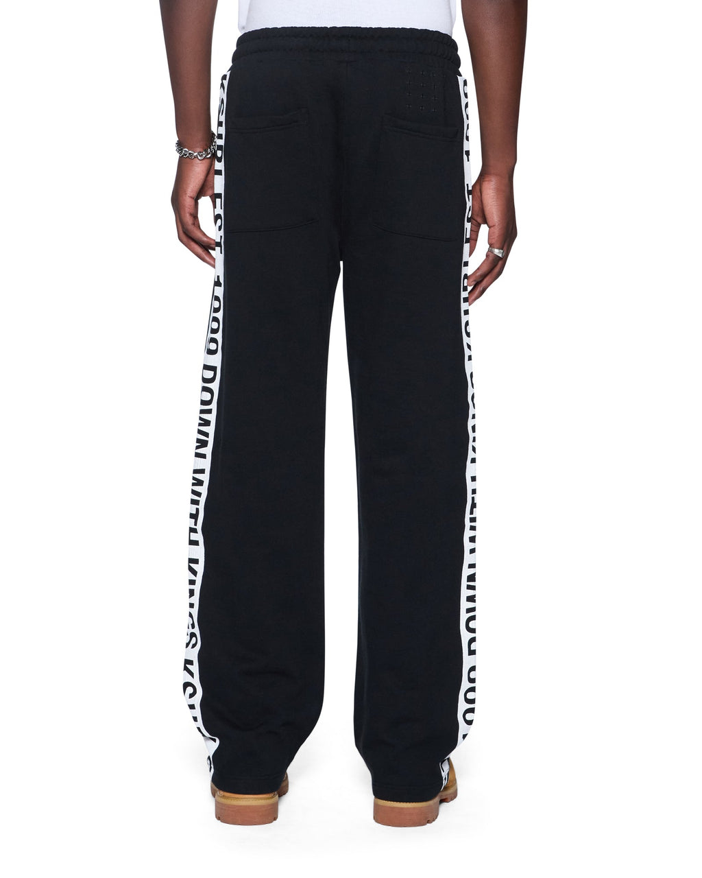 MENS KINGS SYNTHESIS TRAK PANT BLACK FADE PANTS