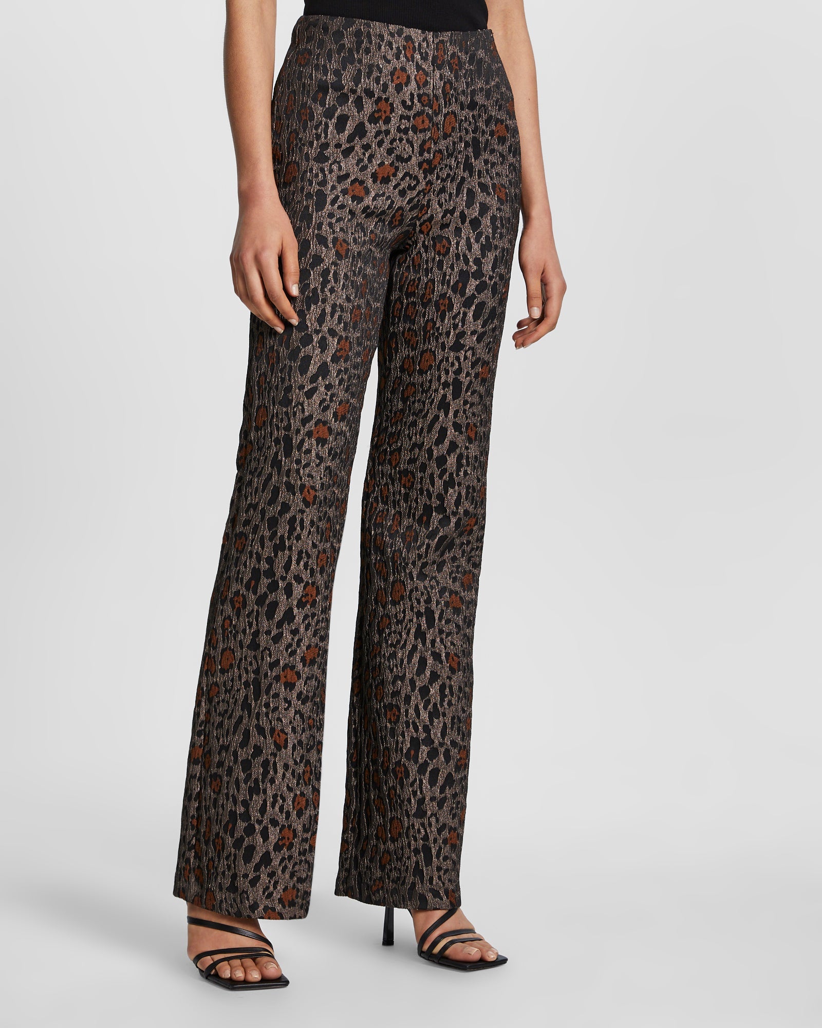 WOMENS  THREE AM PANT LEOPARD FLARE PANTS