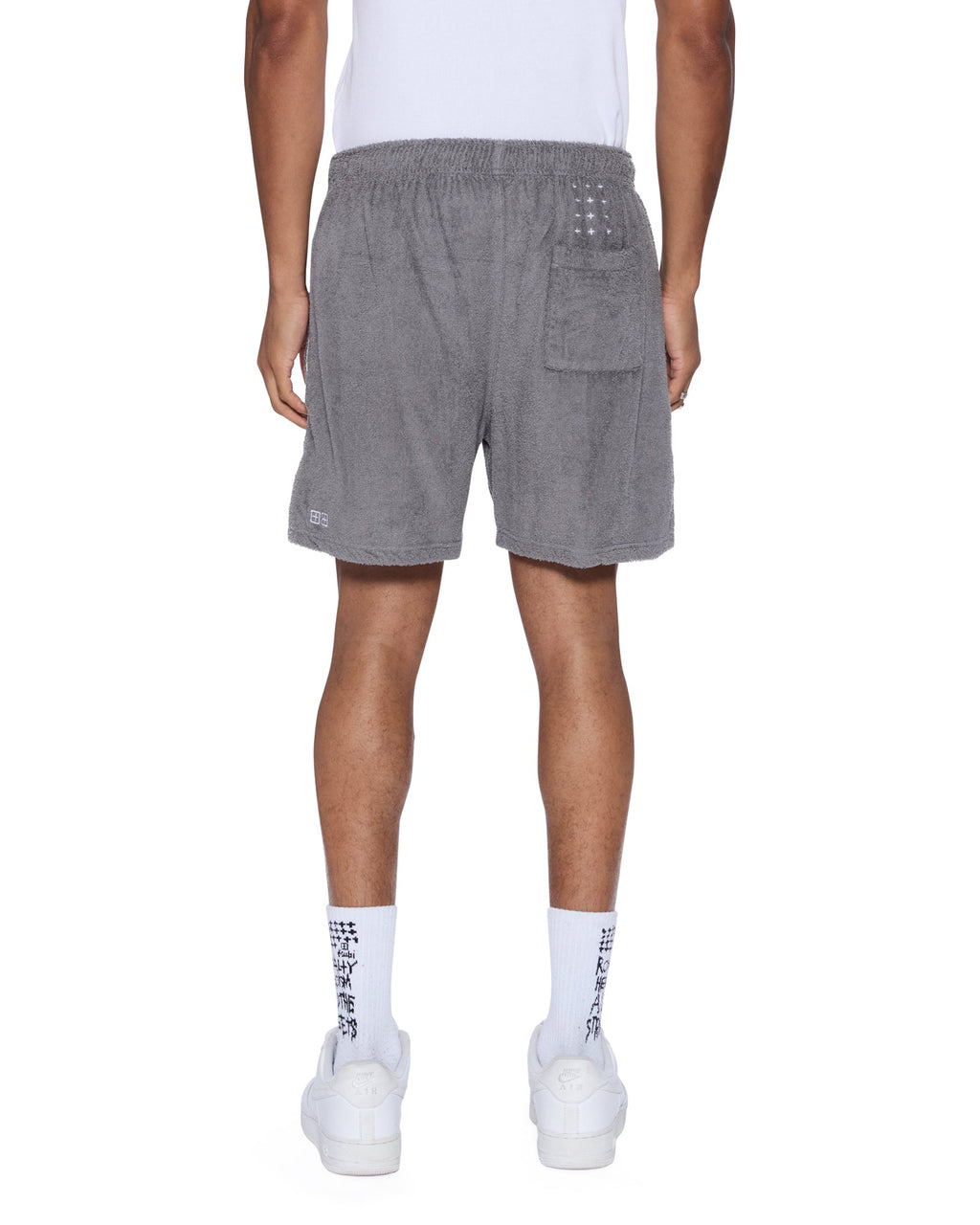 MENS LOUNGE SHORT CHARCOAL WALKSHORTS