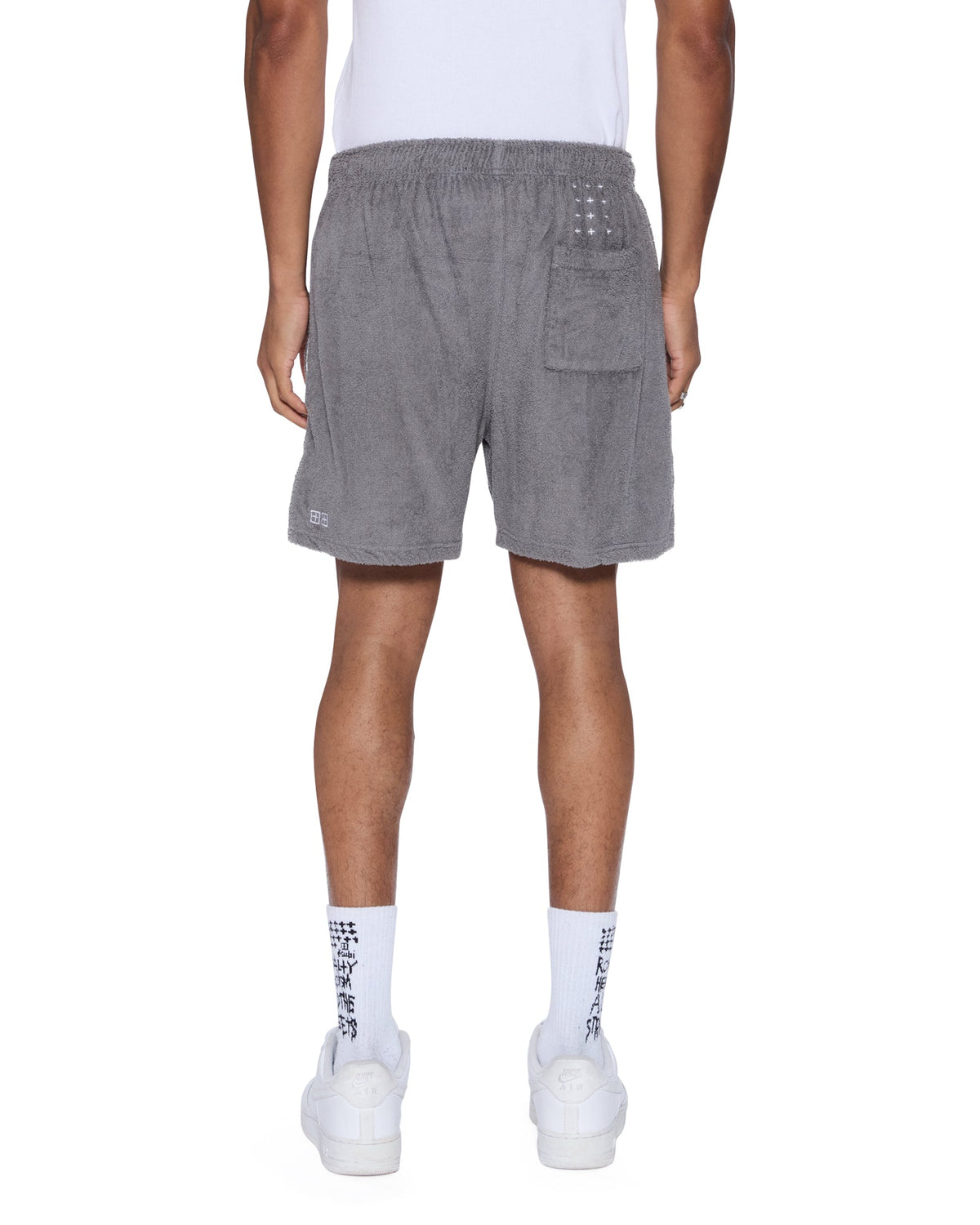 MENS LOUNGE SHORT CHARCOAL WALKSHORTS