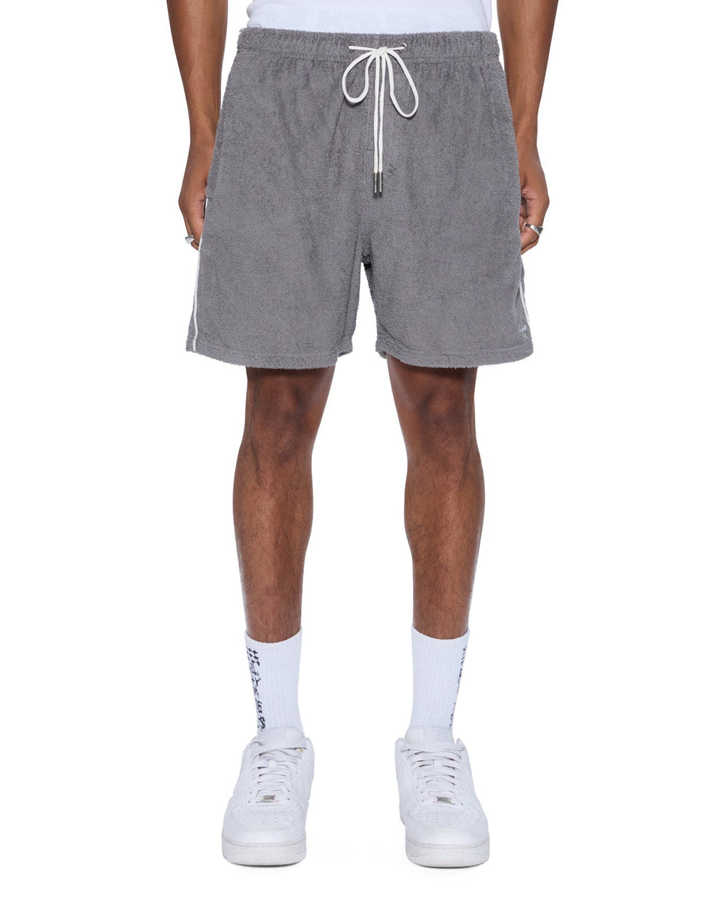 MENS LOUNGE SHORT CHARCOAL WALKSHORTS