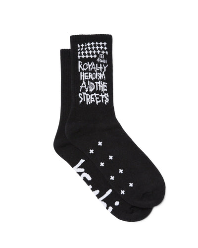 ROYALTY KSOCKS BLACK/WHITE