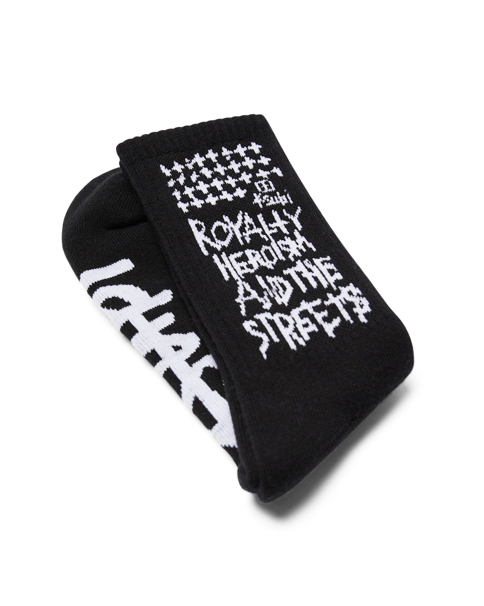 ROYALTY KSOCKS BLACK/WHITE