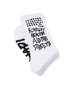 ROYALTY KSOCKS WHITE/BLACK ACCESSORIES