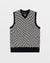 CHECK OUT KNIT VEST MULTI