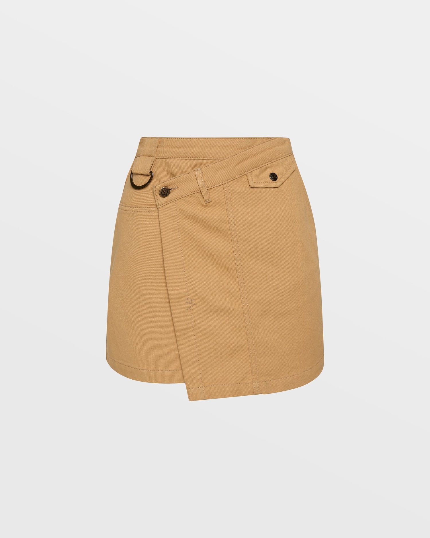 KOMMAND CARGO SKIRT CARAMEL