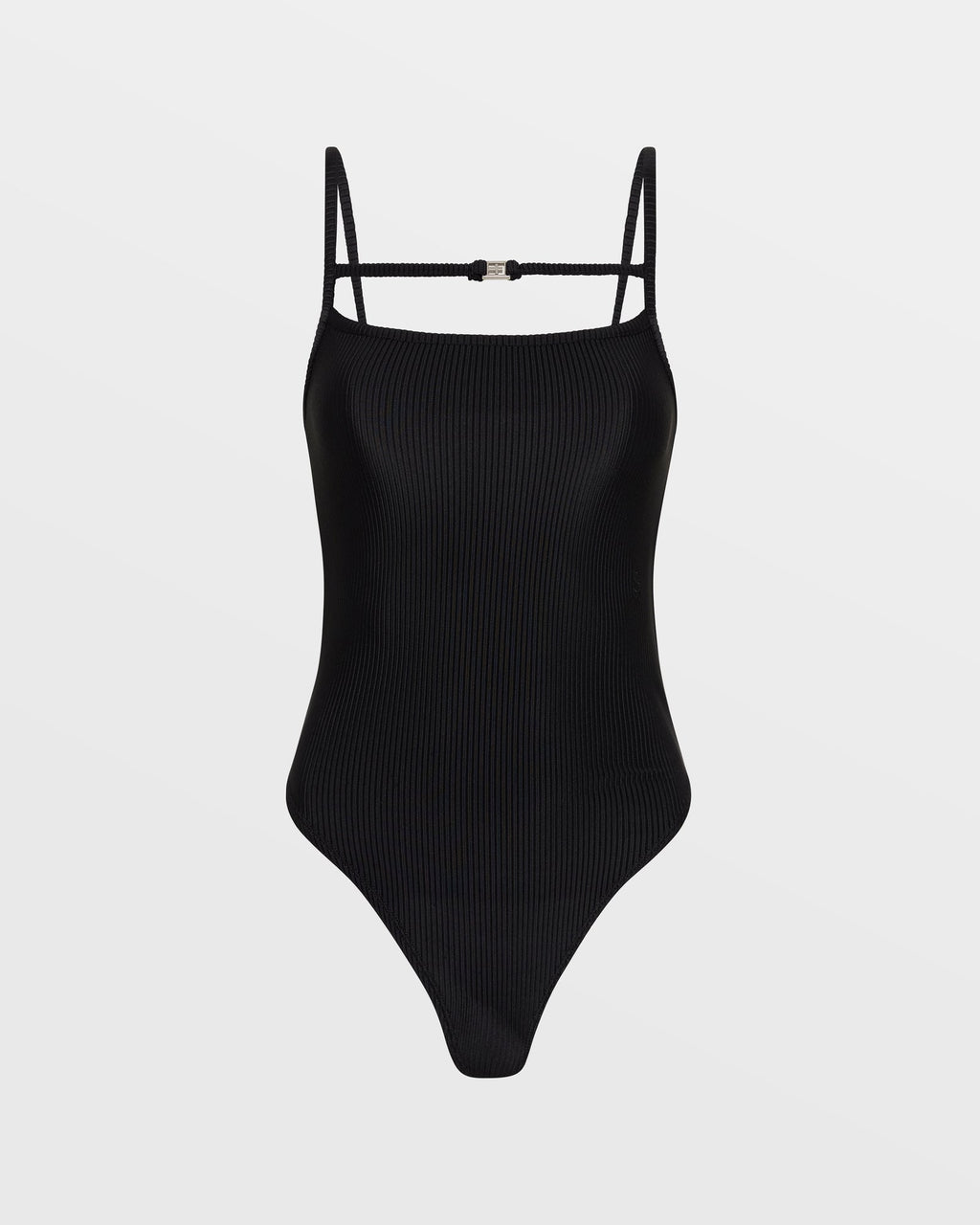Womens Precious Bodysuit Black Fitted Fashion Tops - Black