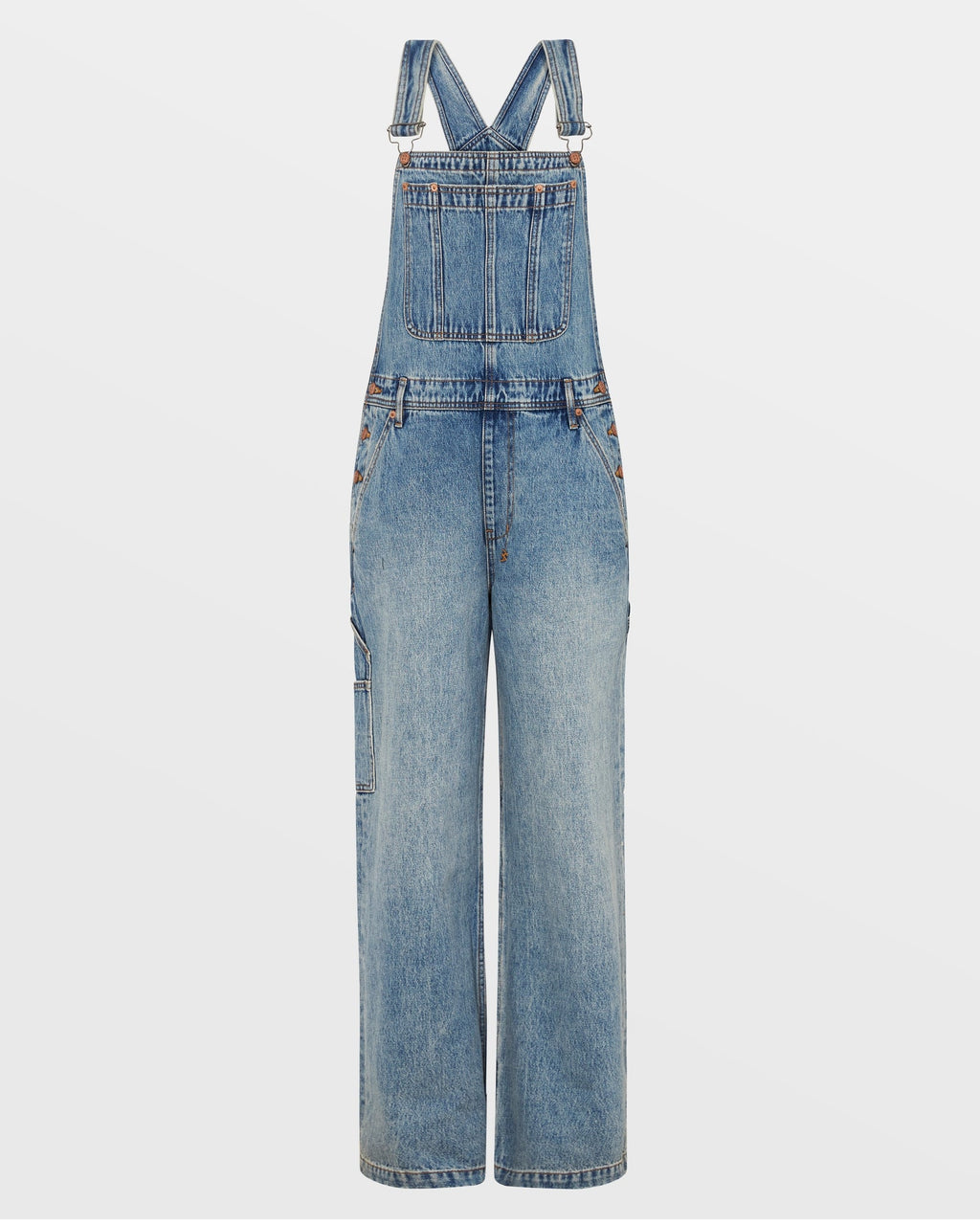 Womens Easy Overall Lifetime Regular Jumpsuits - Denim