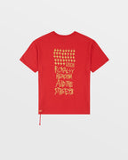 Mens Ksubi 23 Biggie Ss Tee Red Oversized Tees - Red