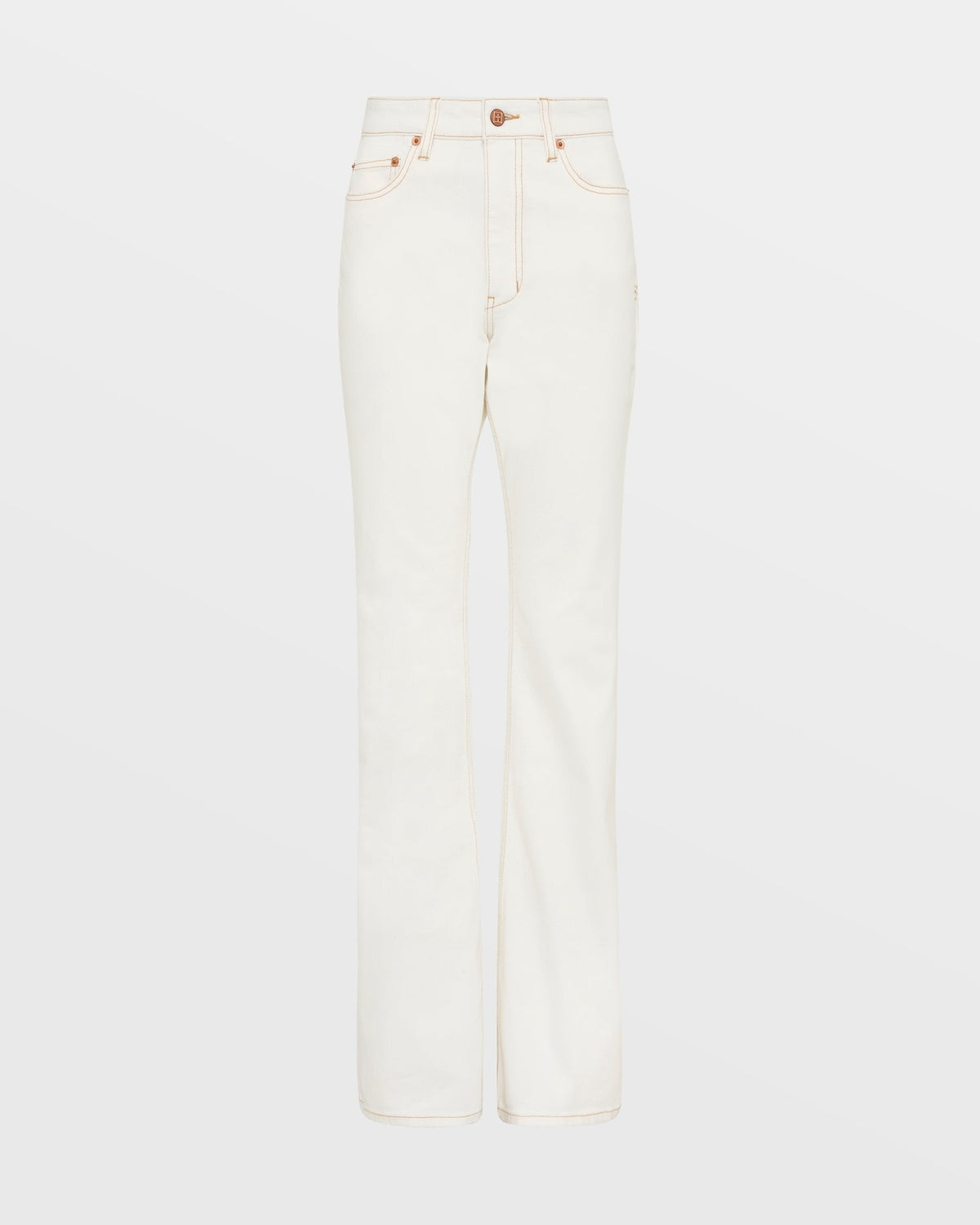 Womens Soho Sugar Rush Flare Denim Jeans - White