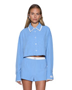 WOMENS BALTER LS SHIRT BRIGHT BLUE/WHITE SHIRTS