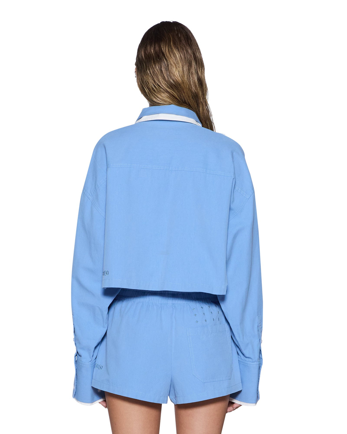 WOMENS BALTER LS SHIRT BRIGHT BLUE/WHITE SHIRTS
