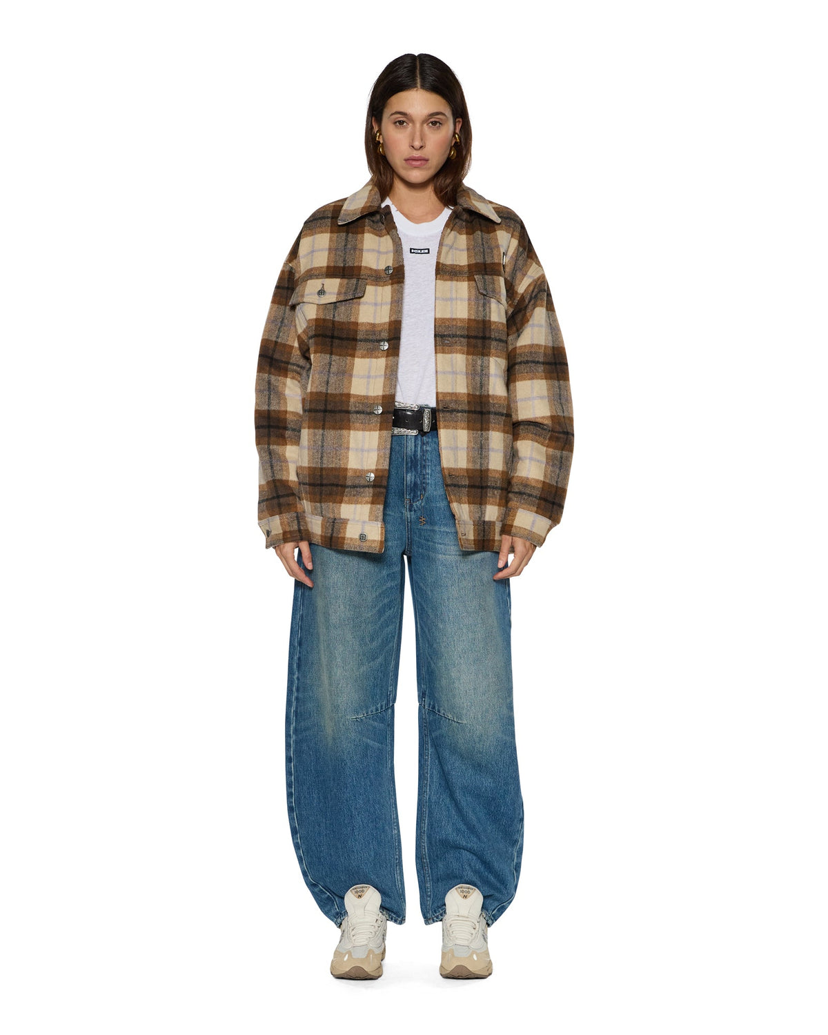 KSUPER TRUCKER JACKET PLAID