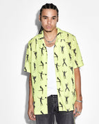 Mens Dance Klass Resort Ss Shirt Daylite Regular Shirts - Green