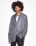MENS DOLLAGRAM DOWNTOWN LS SHIRT BLACK SHIRTS