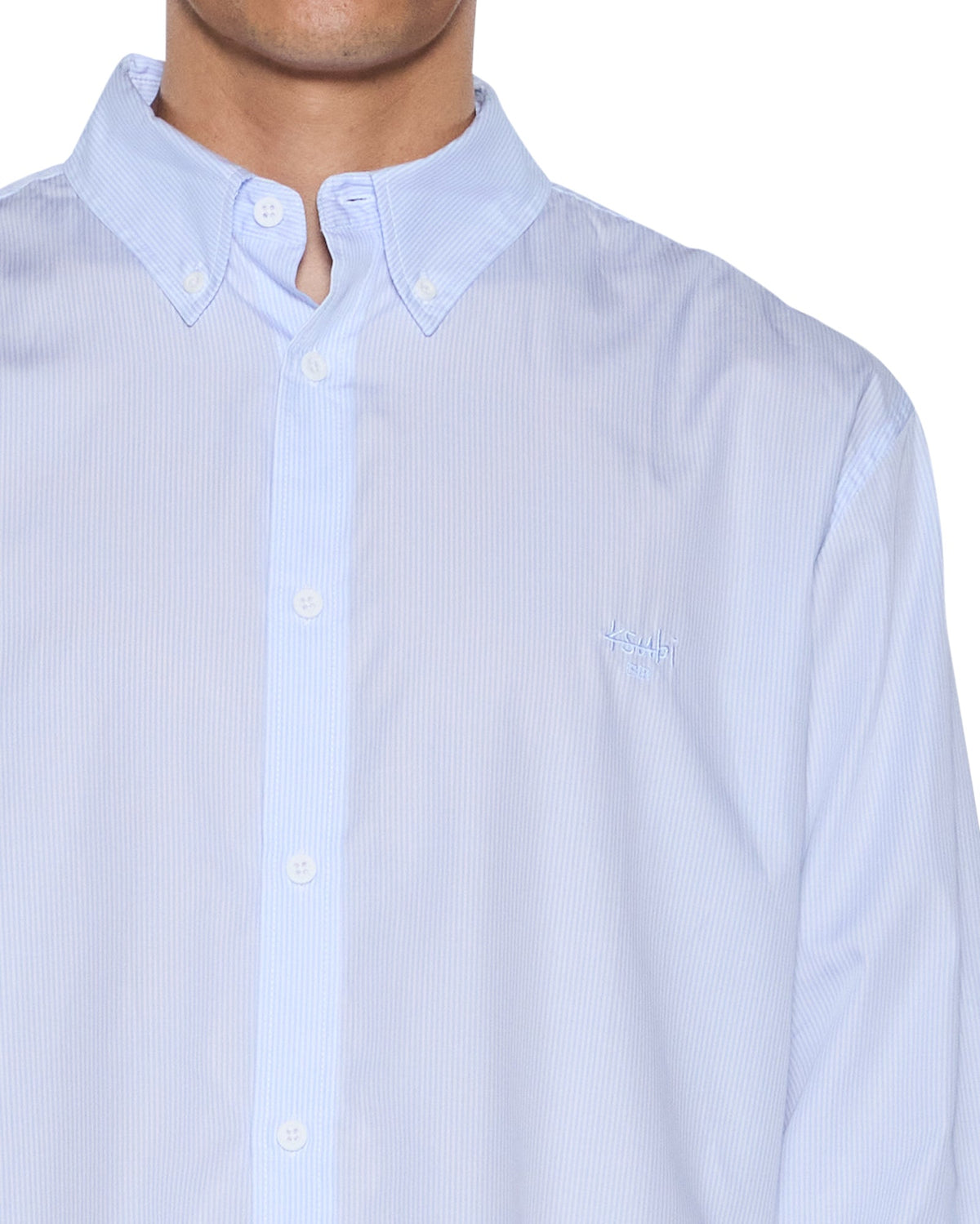 KADE LS SHIRT PIN BLUE