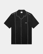 Mens Ksubi Downtown Resort Ss Shirt Black Regular Shirts - Black