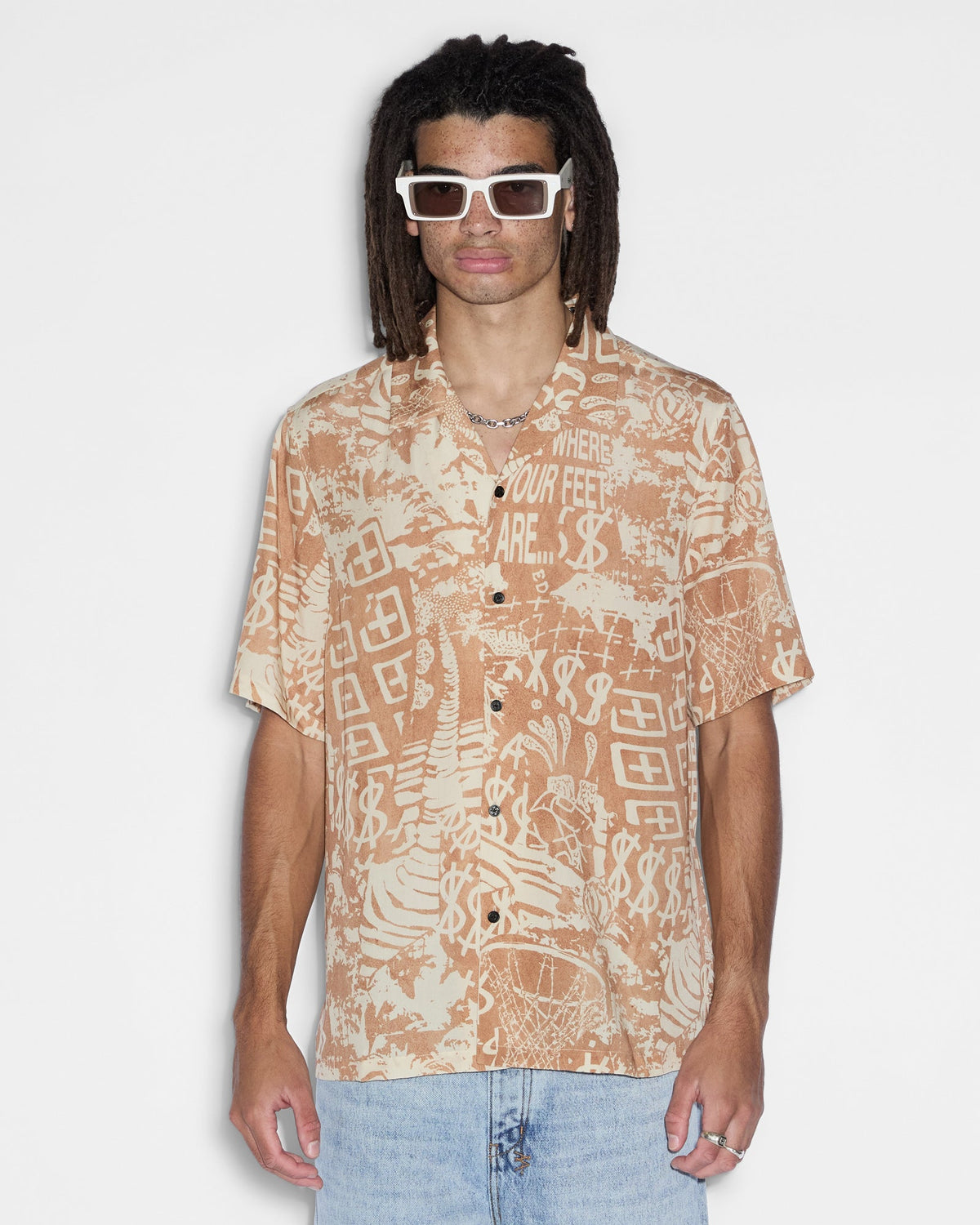 MENS MILLS IKON RESORT SS SHIRT MULTI SHIRTS