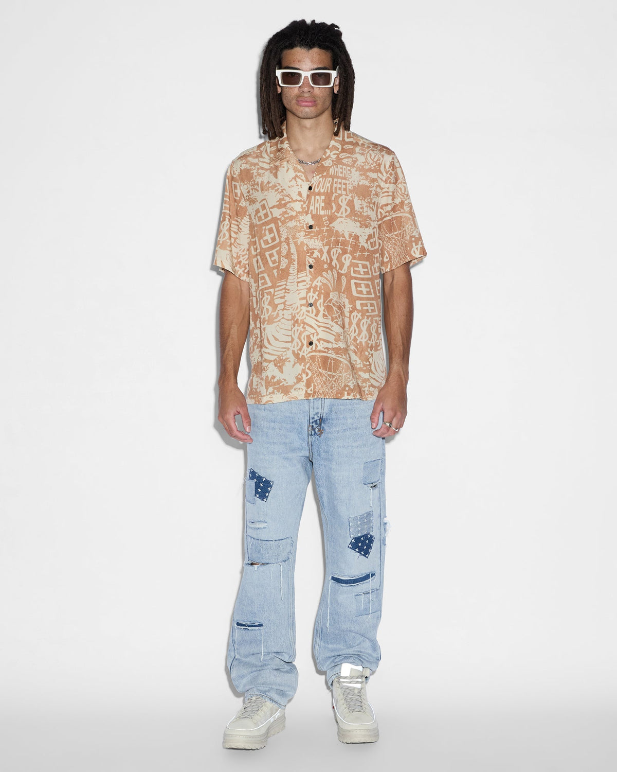 MENS MILLS IKON RESORT SS SHIRT MULTI SHIRTS