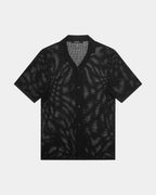 MENS NET WORTH KNIT RESORT SS SHIRT BLACK KNITWEAR