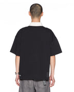 Mens Perform Ss Polo Shirt Jet Black Boxy Fashion Tops - Black