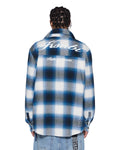 ROSEBOWL LS SHIRT SALTED BLUE