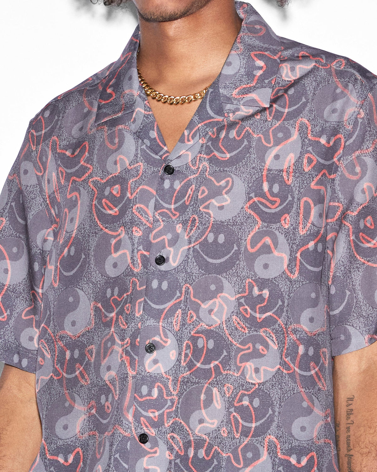 MENS YIN DOLLAR RESORT SS SHIRT MULTI SHIRTS