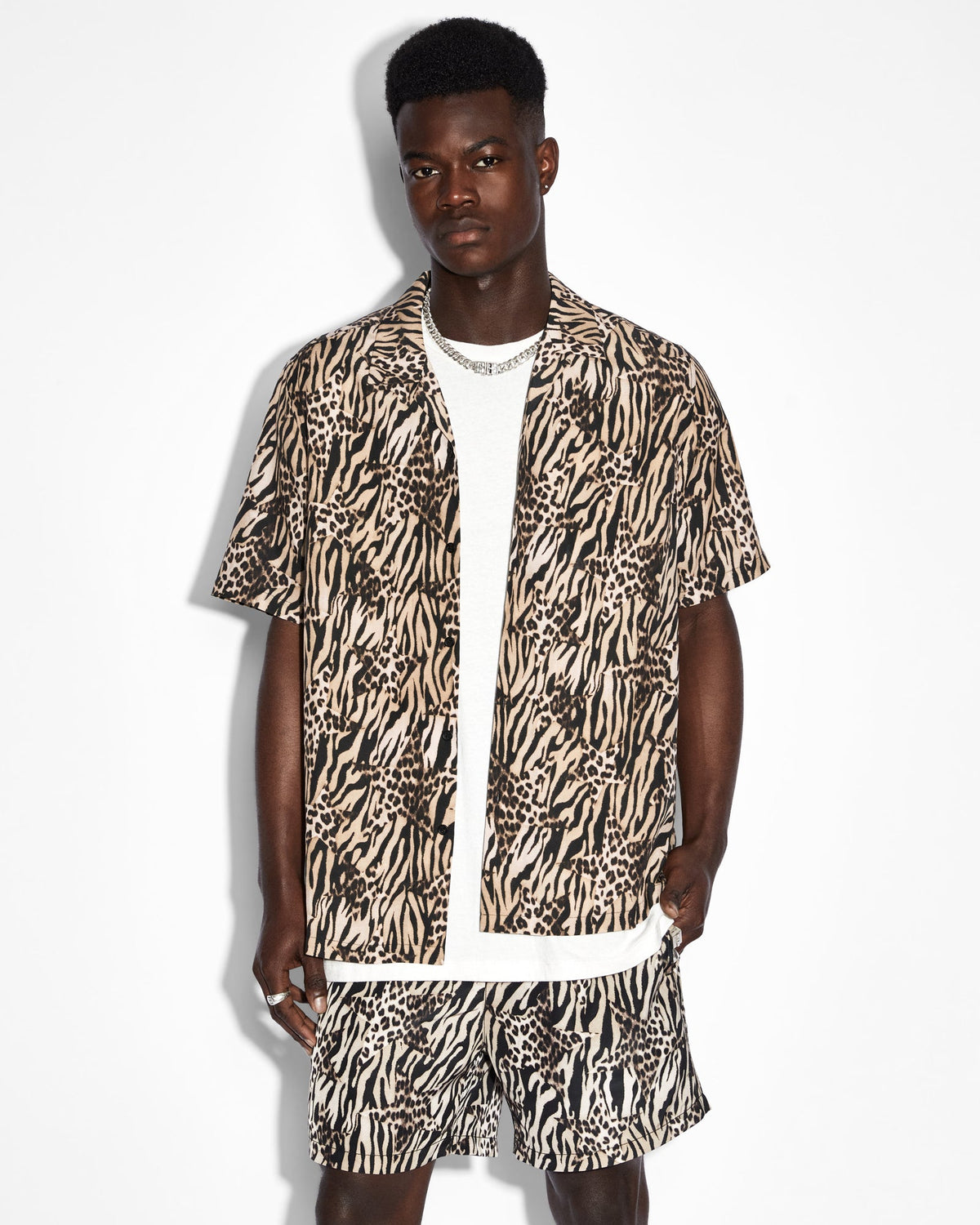 MENS ZOO RESORT SS SHIRT MULTI SHIRTS