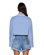 WOMENS BALTER LS SHIRT BLU CHECK SHIRTS