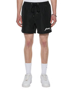 MENS LINE UP BOARDSHORT JET BLACK WALKSHORTS