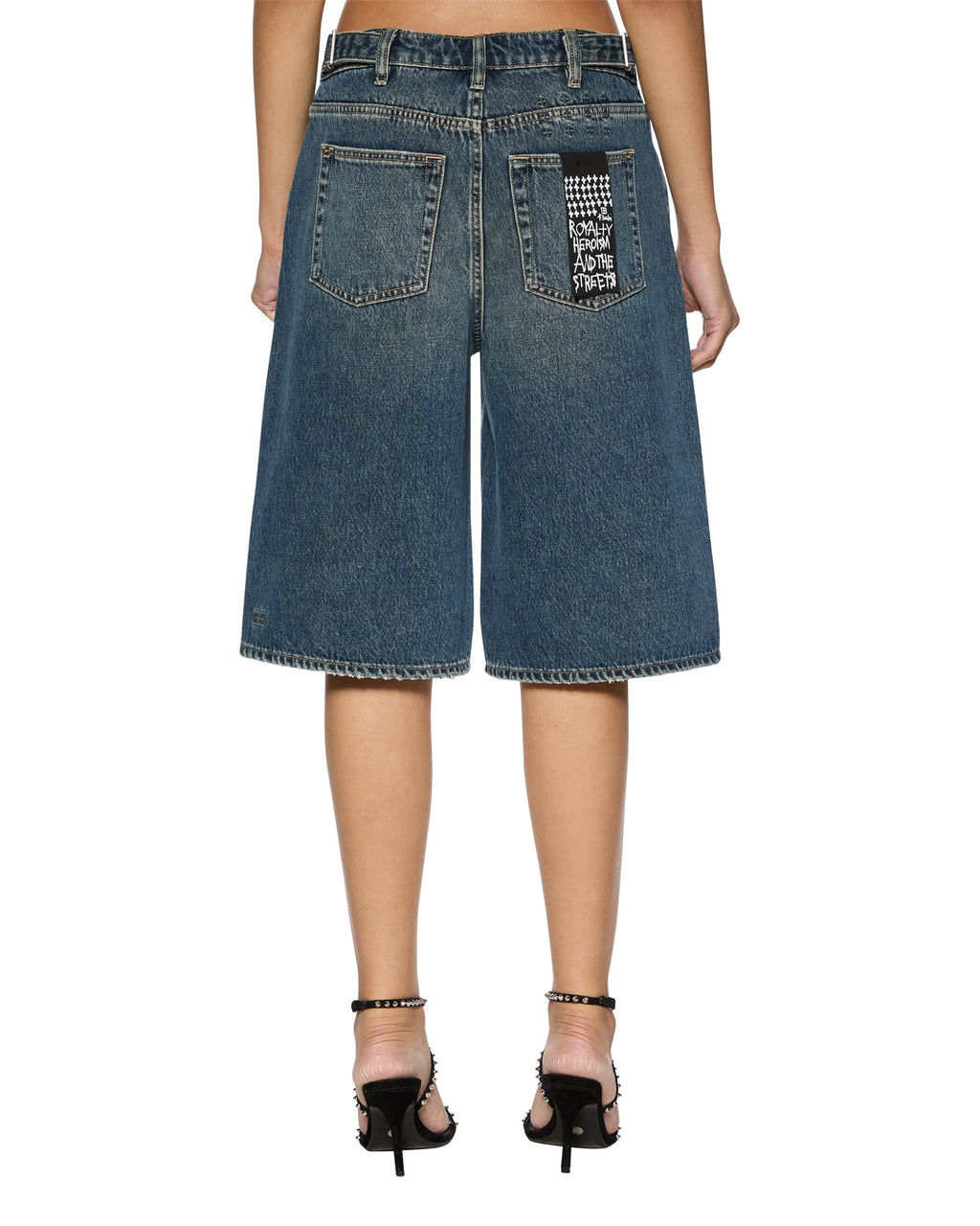 Womens Low Rider Short Sandstorm Baggy Walkshorts - Denim