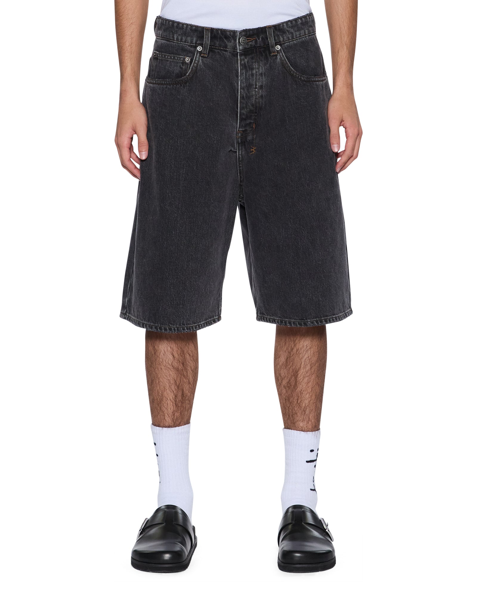 MENS  MAXX SHORT BAXTER BLACK RELAXED WALKSHORTS