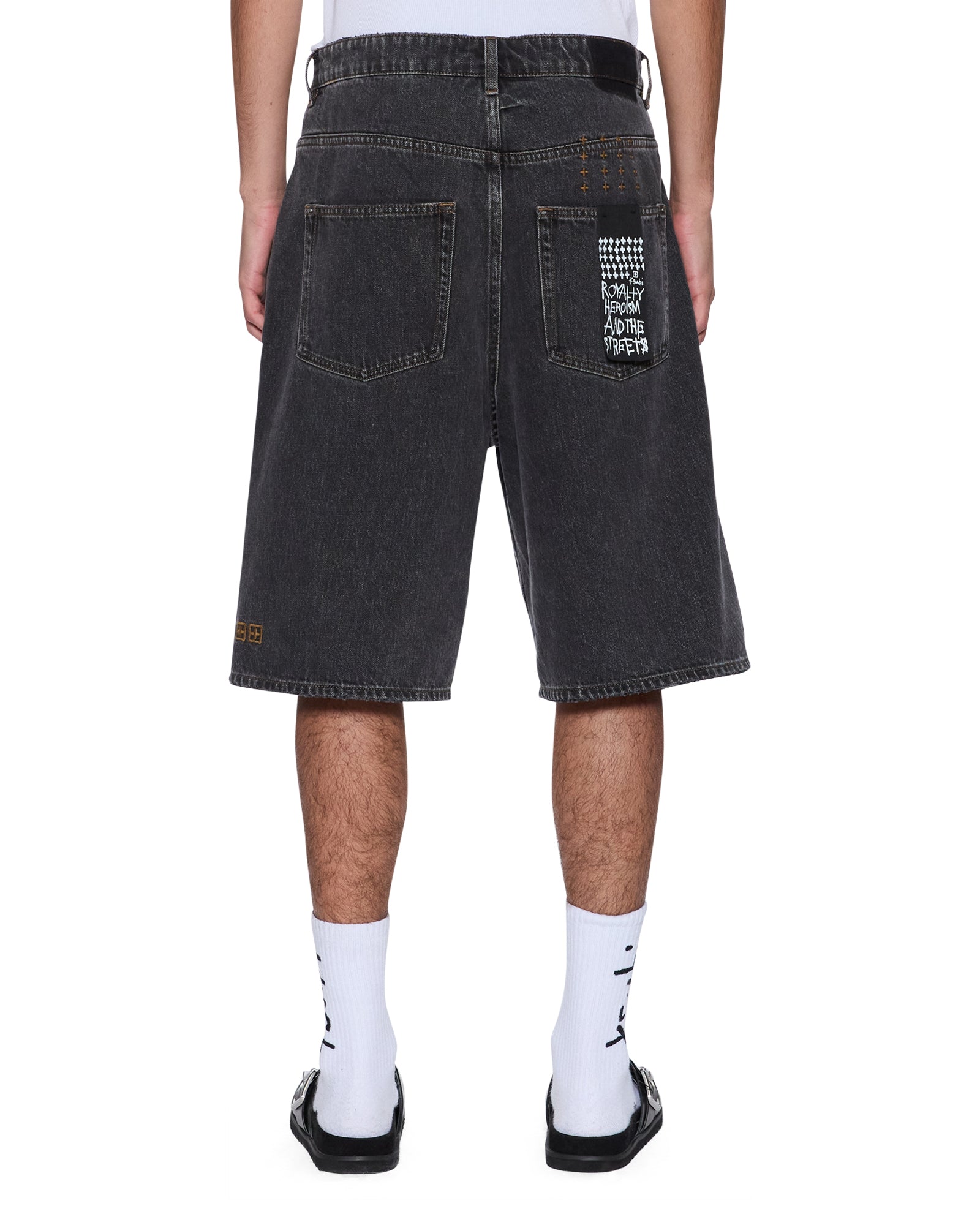 MENS  MAXX SHORT BAXTER BLACK RELAXED WALKSHORTS