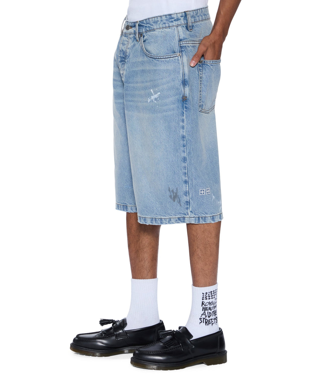 MENS MAXX SHORT PAINTER BLUE WALKSHORTS