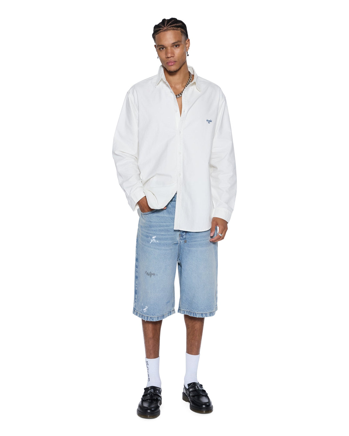 MENS MAXX SHORT PAINTER BLUE WALKSHORTS