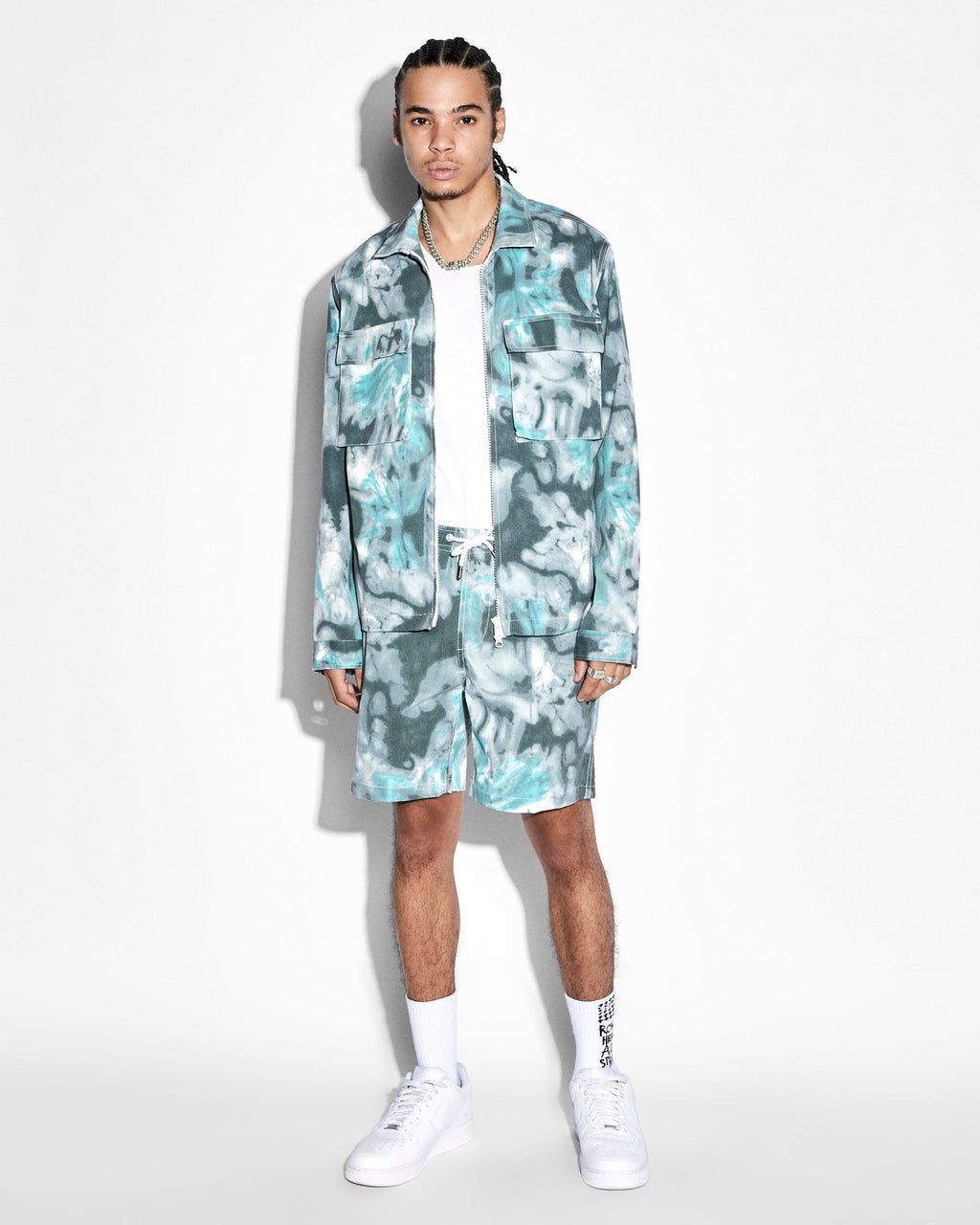MENS ASTRO SHORT GREEN DYE WALKSHORTS