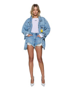 WOMENS ELLE SHORT BABES BLUE WALKSHORTS