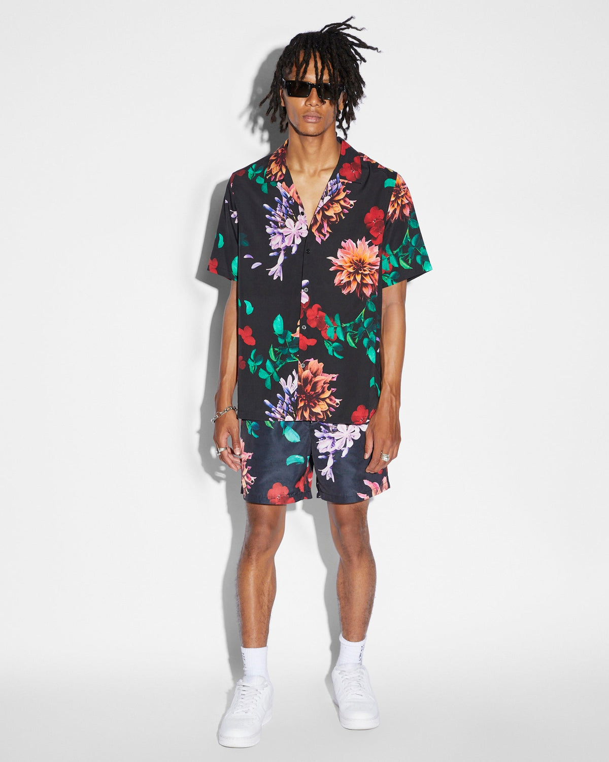 Mens Flowa Boardshort Multi Regular Walkshorts - Multi Colour