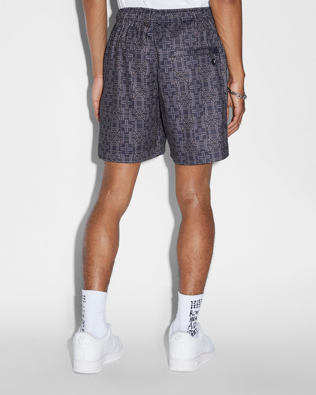 Mens Plus Mesh Short Navy Regular Walkshorts - Navy