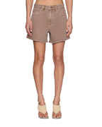 Womens Uptown Short Stone Tan Relaxed Walkshorts - Beige