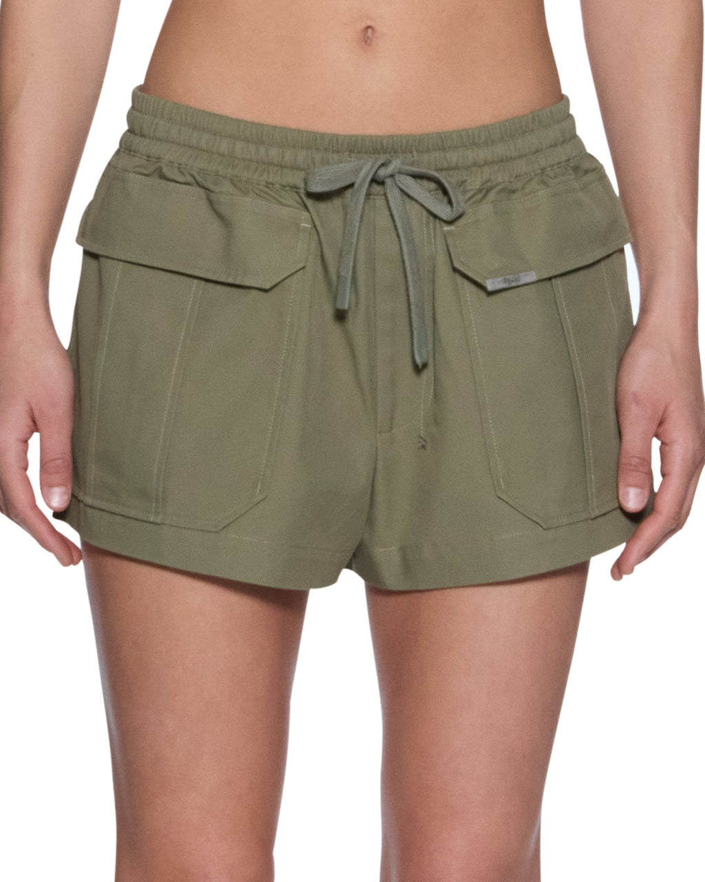 WOMENS HARPER SHORTS KHAKI WALKSHORTS