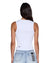 WOMENS  STACKED SYNDICATE TANK XTRA WHITE FITTED FASHION TOPS