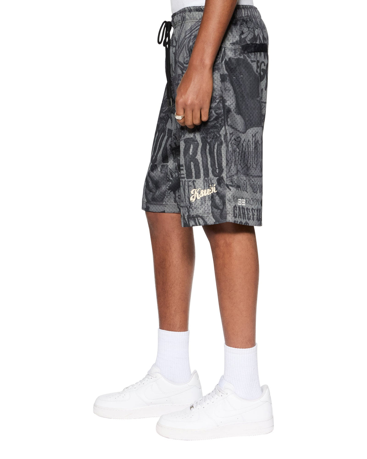 SKETCH ROLL MESH SHORT BLACK