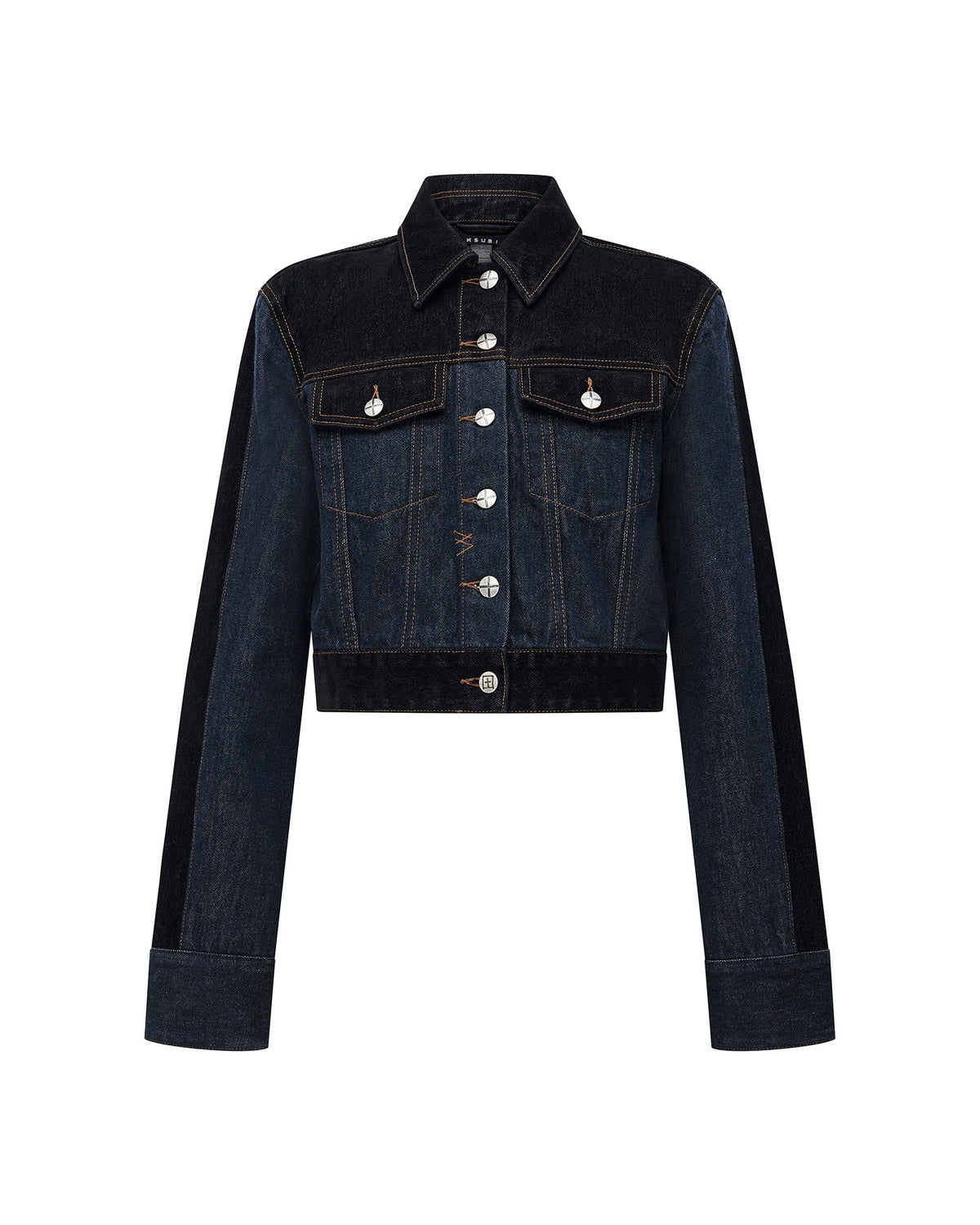 WOMENS SLIM TRUCKER JACKET VIXEN SPLICED JACKETS